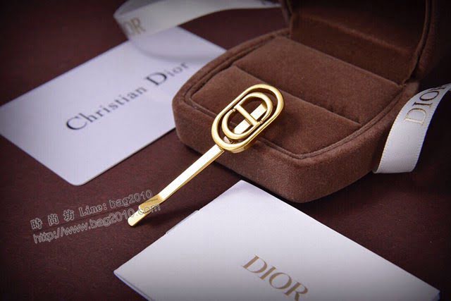 Dior飾品 迪奧經典熱銷款CD字母髮夾 Dior頭飾  zgd1129